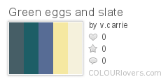 Green eggs and slate