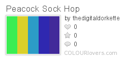 Peacock Sock Hop