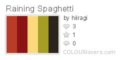 Raining Spaghetti