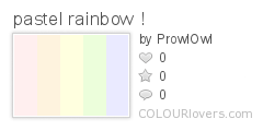 pastel rainbow !