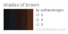 shades of brown