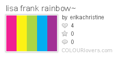 lisa frank rainbow~