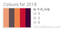 Colours for 2019