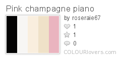 Pink champagne piano