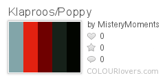 Klaproos/Poppy