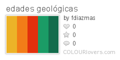 edades geológicas