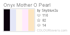 Onyx Mother O Pearl