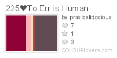 225❤To_Err_is_Human