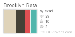 1337811 Brooklyn Beta Website Color Trends: Blue green