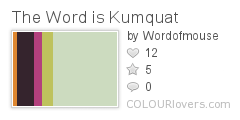 The_Word_is_Kumquat