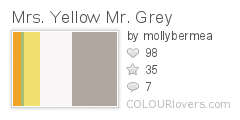 {COLOURlovers.com} Wedding Color Trend: Yellow & Gray via TheELD.com