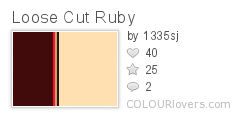 Loose Cut Ruby