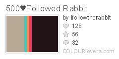500♥Followed_Rabbit