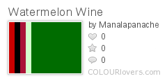 Watermelon Wine