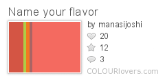 Name_your_flavor