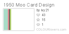 1950 Moo Card Design