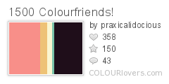 1500 Colourfriends!