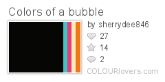 Colors of a bubble