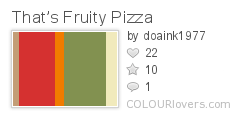 That’s Fruity Pizza