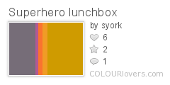 Superhero lunchbox
