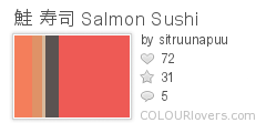 鮭_寿司_Salmon_Sushi