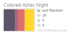 Colored Aztec Night