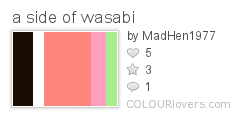 a side of wasabi