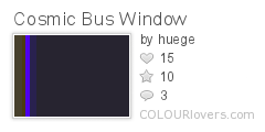 Cosmic Bus Window