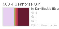 500 4 Seahorse Girl!