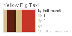 Yellow Pig Taxi