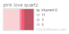 pink love quartz