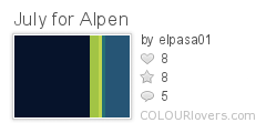 July for Alpen