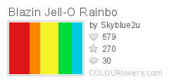 Blazin Jell-O Rainbo