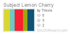 Subject Lemon Cherry