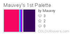 Mauvey's 1st Palette
