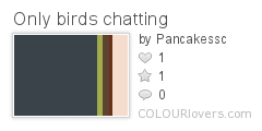 Only birds chatting
