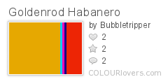 Goldenrod Habanero