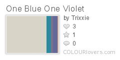 One Blue One Violet