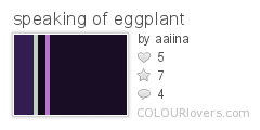 speaking of eggplant