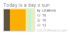 Today_is_a_day_o_sun