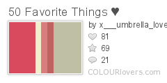 50_Favorite_Things_♥