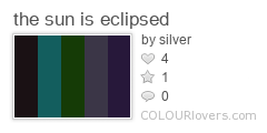 the sun is eclipsed