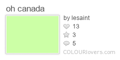 oh canada