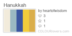 Palette / Hanukkah :: COLOURlovers