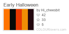 Palette / Early Halloween :: COLOURlovers